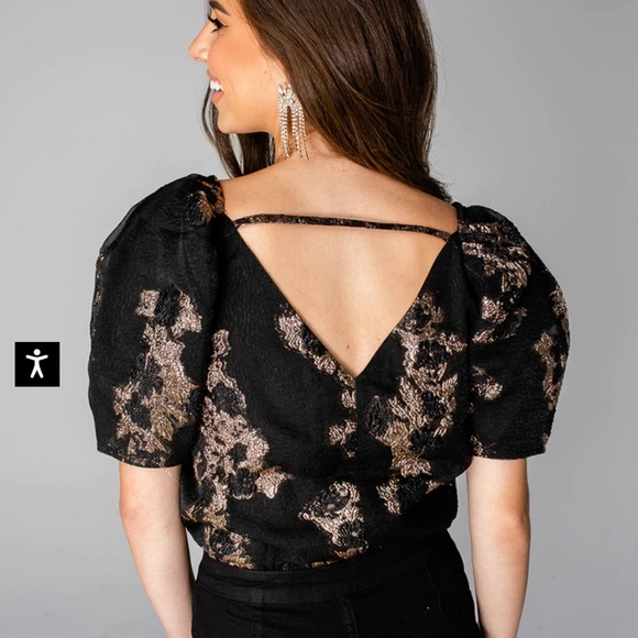 COPY - ✨Host Pick✨ Buddy Love Puff Sleeve Bodysuit - Picture 5 of 5